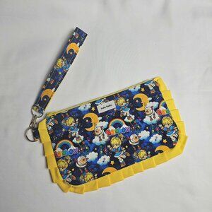 Vintage Style Rainbow Brite Wristlet Wallet Purse: 1980s Nostalgia Gift